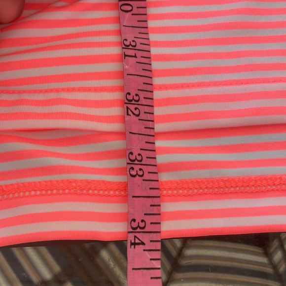 Ralph Lauren RLX neon pink and white striped men’s polo shirt, Size XL (J1001) - Picture 10 of 13